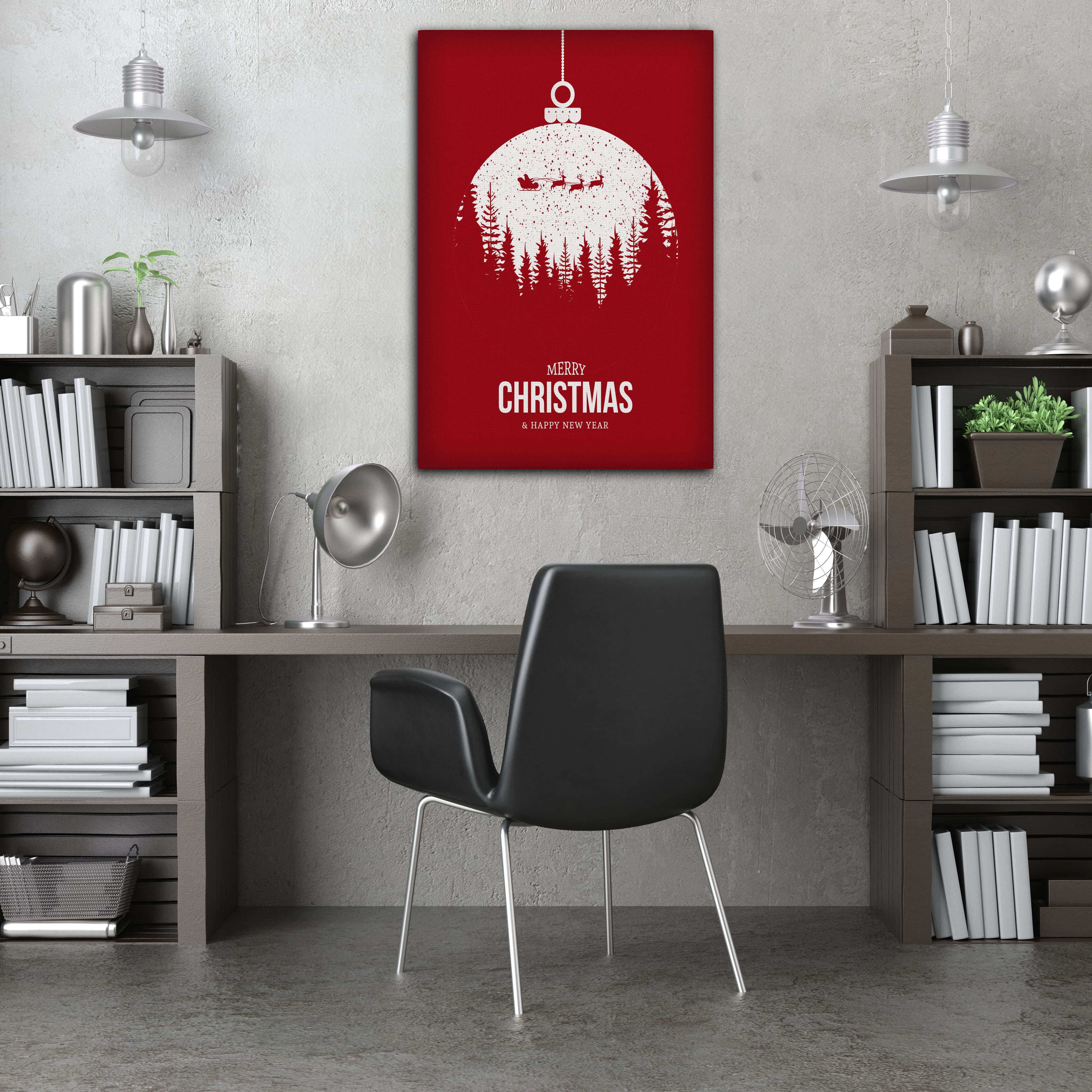 Kişiselleştirilebilir Modern Yeni Yıl Hediyesi Kanvas Tablo